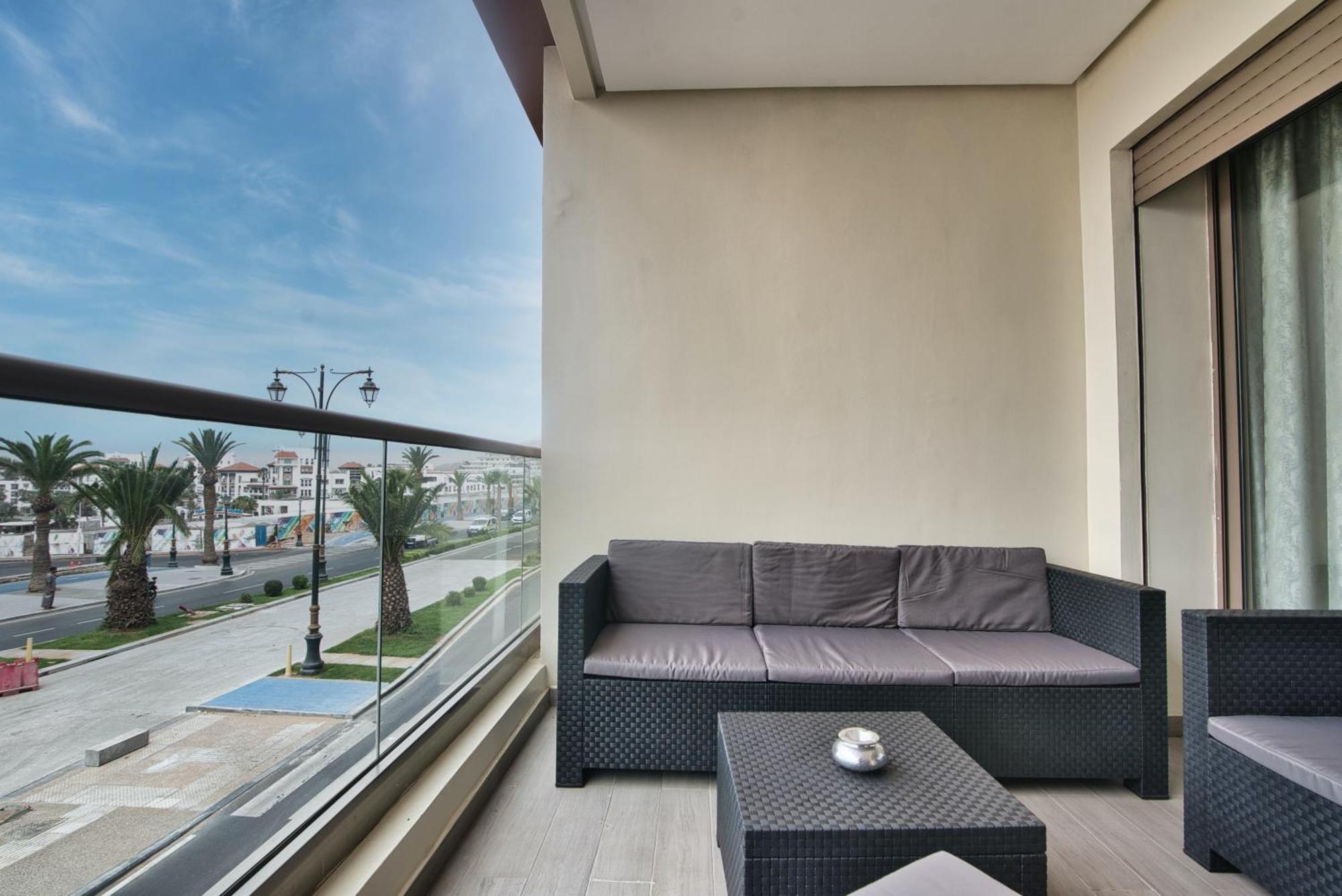 New Sea Front 135mq With Unlimited Wi-fi أغادير